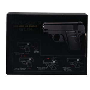 تفنگ اسباب بازی کلت فلزی ساچمه ای ایرسافت گان مدل AIRSOFT GUN V6_اسباب بازی